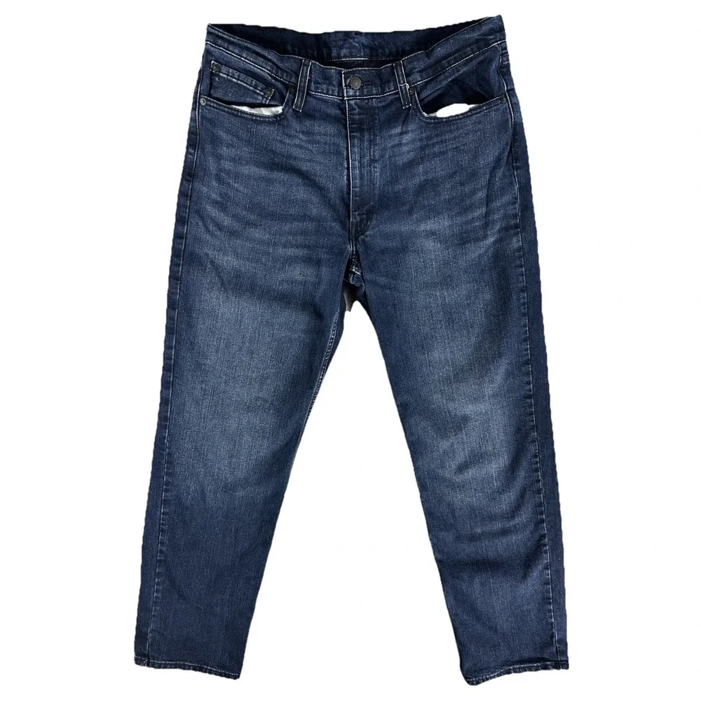 Levi's 550‎ Men Relaxed Fit Dark Wash Denim Jeans 36x31 Americana